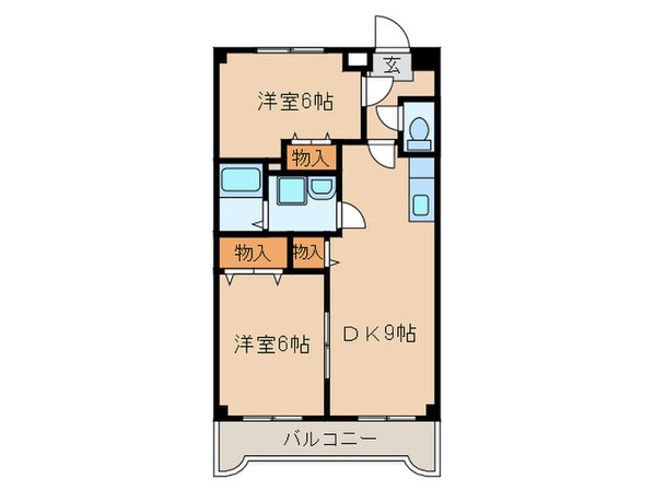 エ－デルメゾンの物件間取画像